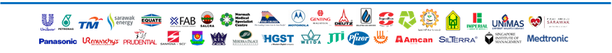 Logos of organizations that have partnered with Hexcellence